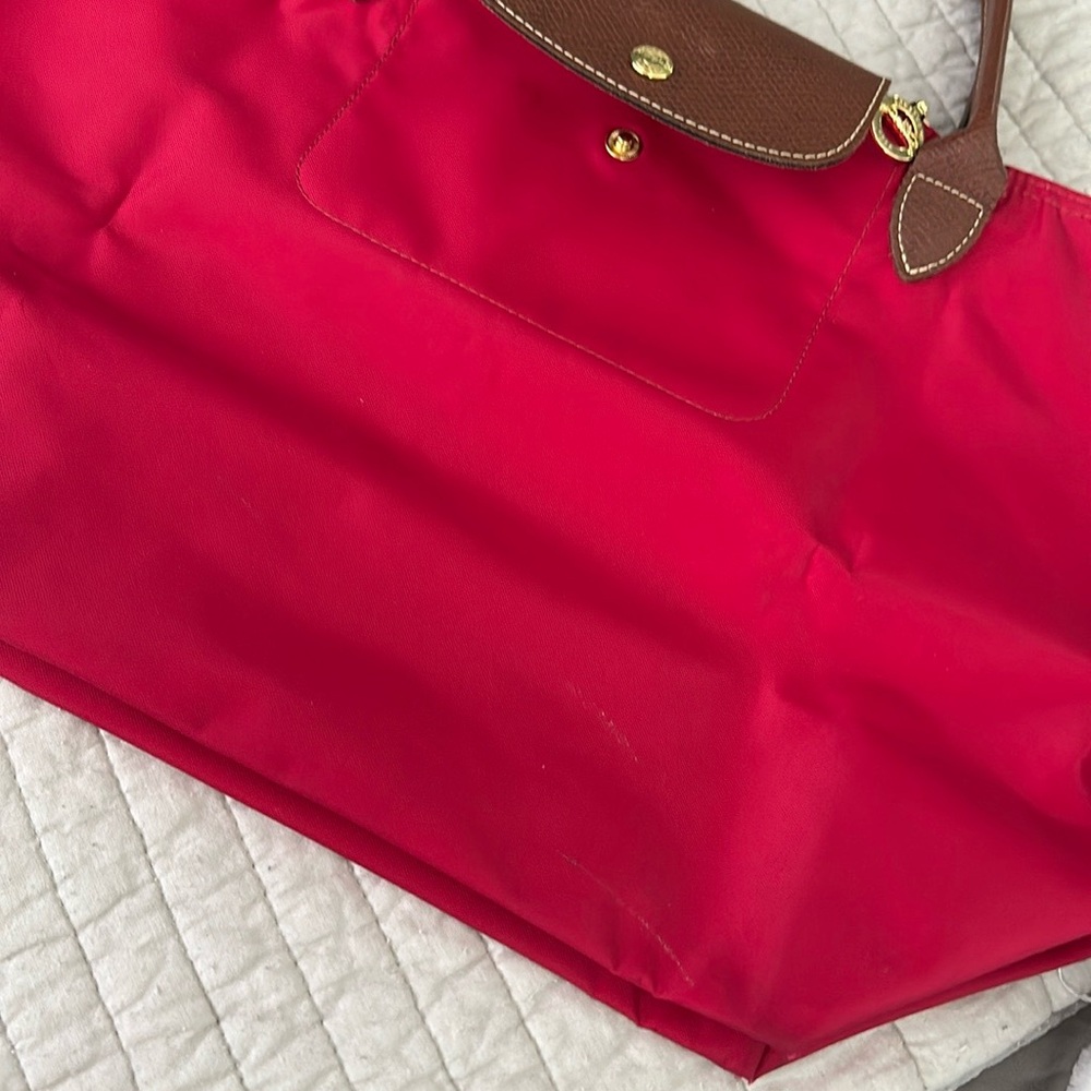 Longchamp red tote bag - Picture 7 of 7